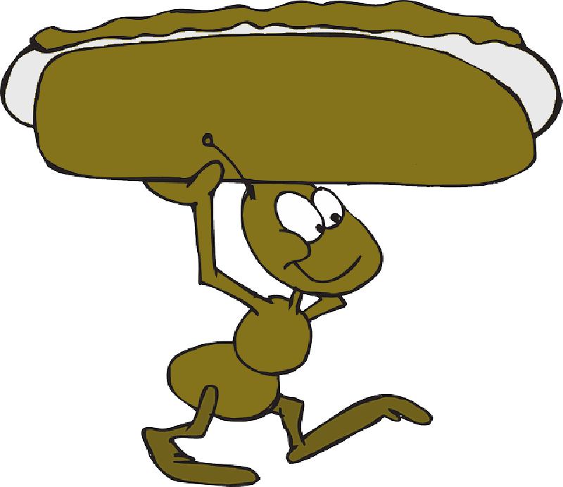 Mb Image/png - Ant And Grasshopper Cliparts (800x692)