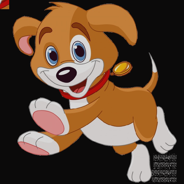 Clip Art Free Dog Clip Art Image Cute Puppy With Dog - Clip Art Free Dog Clip Art Image Cute Puppy With Dog (600x600)