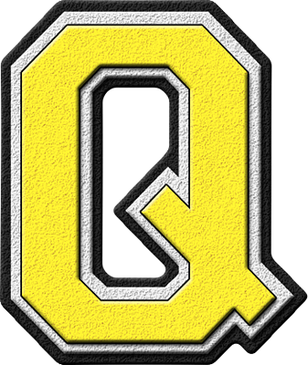 Letter To - White Varsity Letter G (337x400)