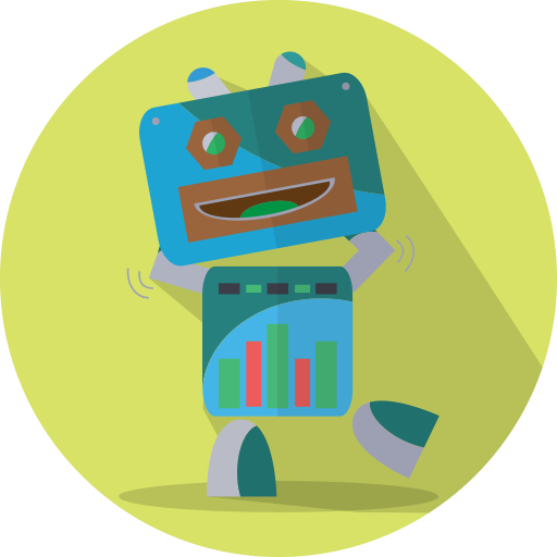 Android, Mascot, Mechanical, Artificial, Metal, Alloy, - Robot Icon (512x512)