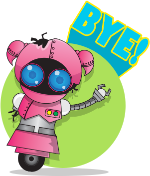 Escape The Robot Scrap Yard Free Messages Sticker-1 - Cartoon (408x408)