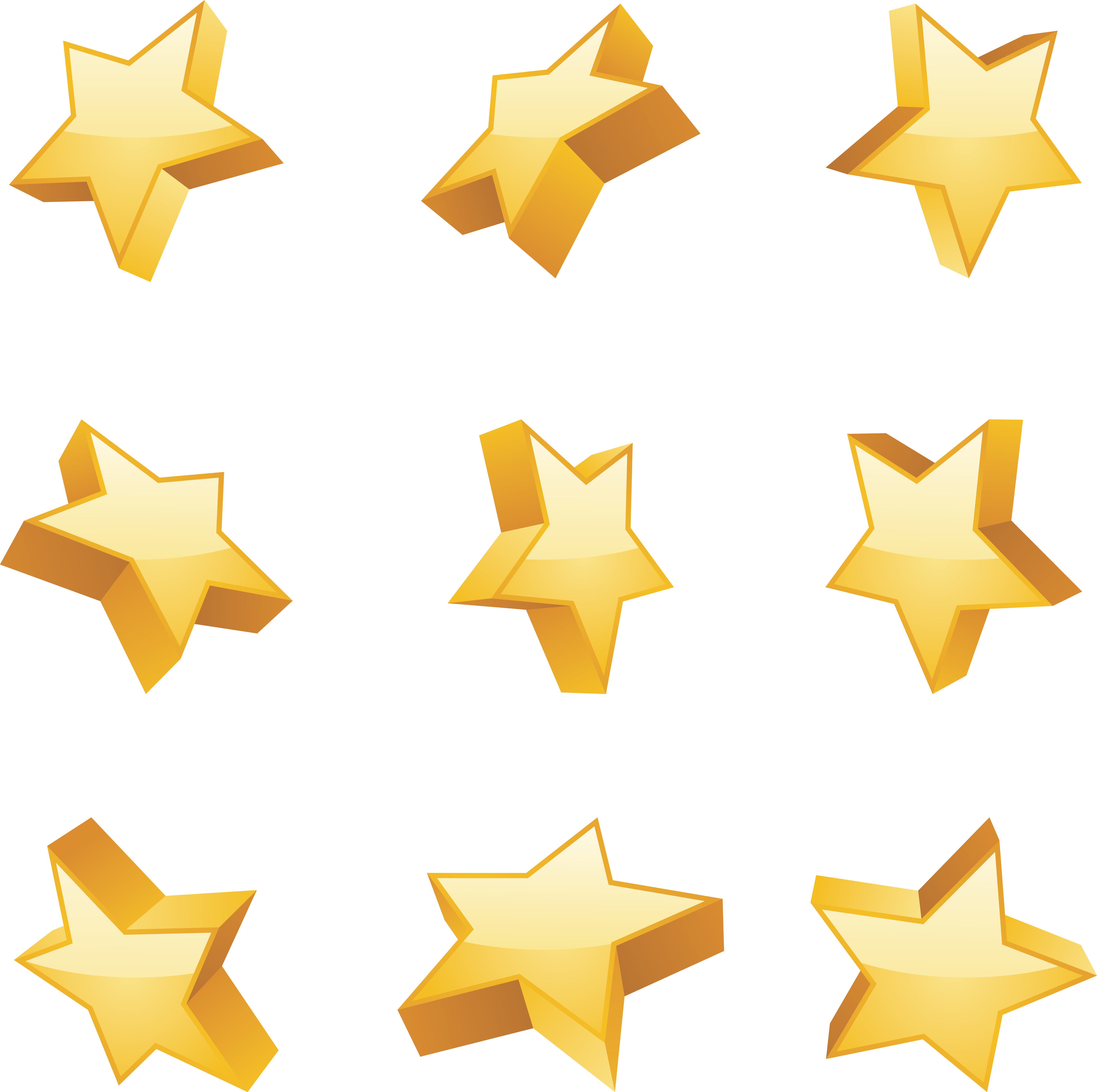 Star Cdr Clip Art - Gold Star Vector (5605x5579)