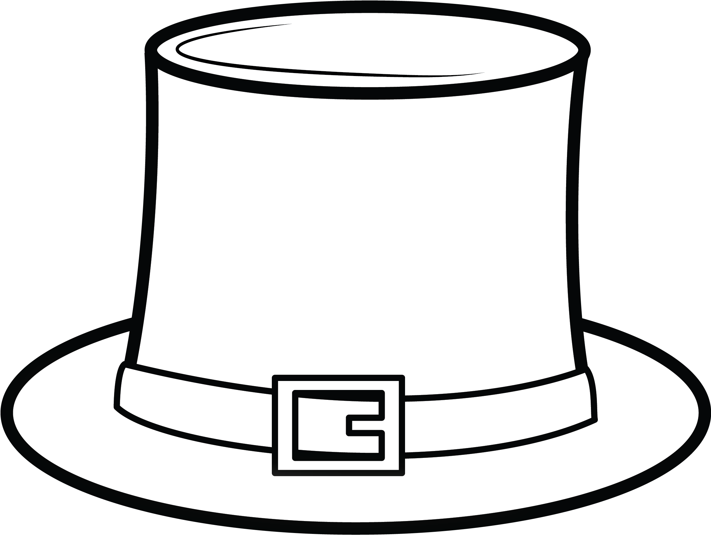 Patrick's Day Clipart Contains 33 High Quality 300dpi - St Patricks Hat Clipart Black And White (2420x1922)