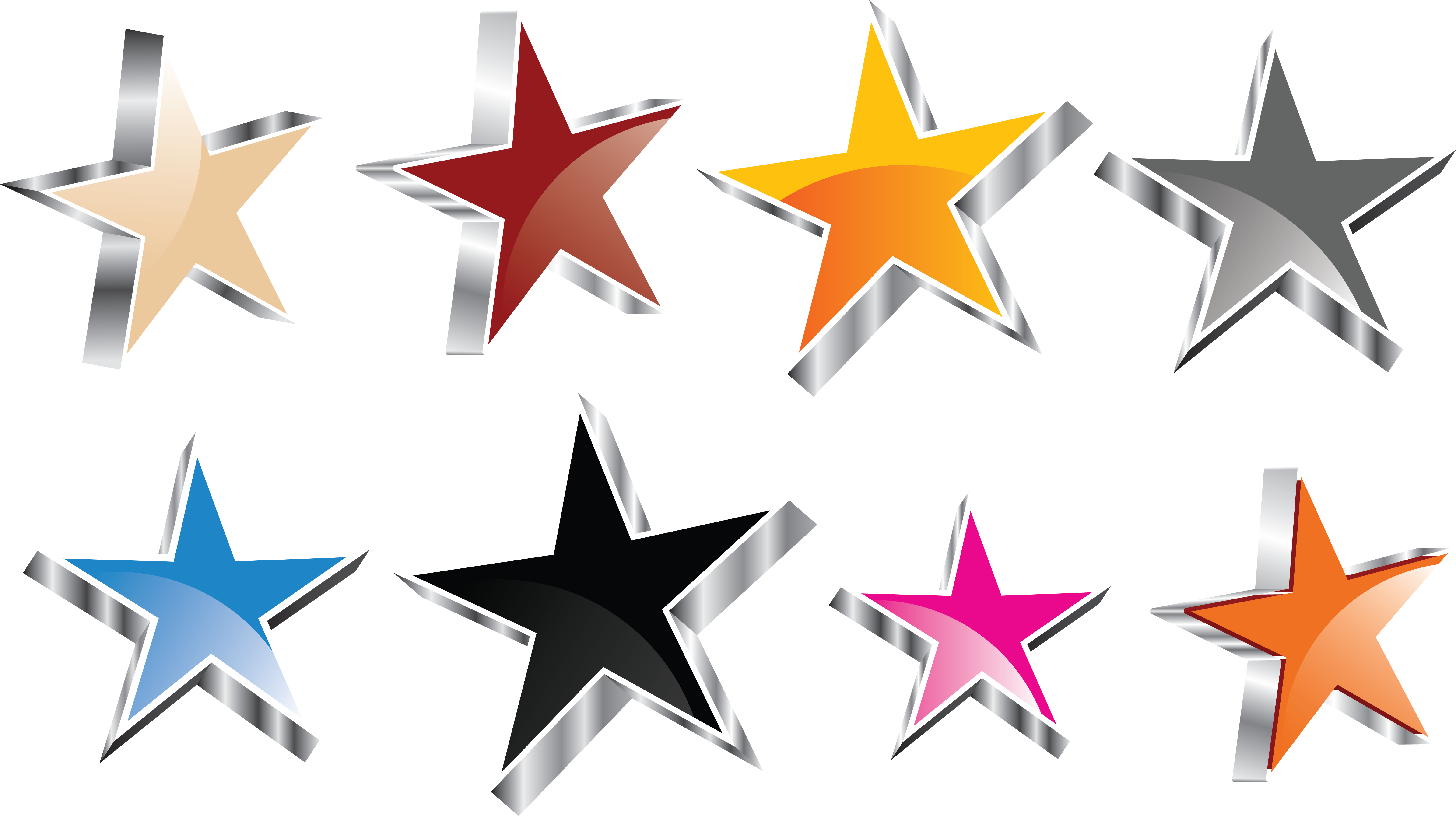 Star Clip Art - Star Collection (6239x3497)