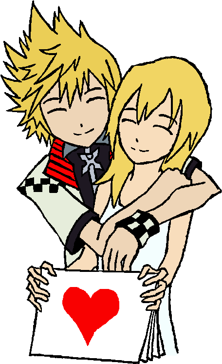 Happy Valentines Day - Cartoon (487x779)