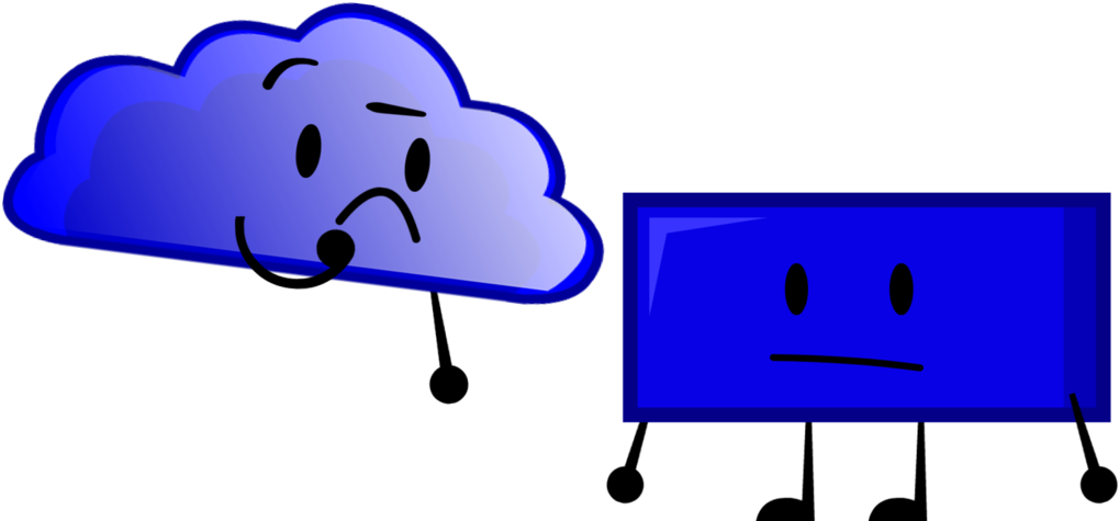 Blue Cloud Meets Blue Rectangle By Animatorofawesomenes - Blue Cloud Meets Blue Rectangle By Animatorofawesomenes (1024x510)