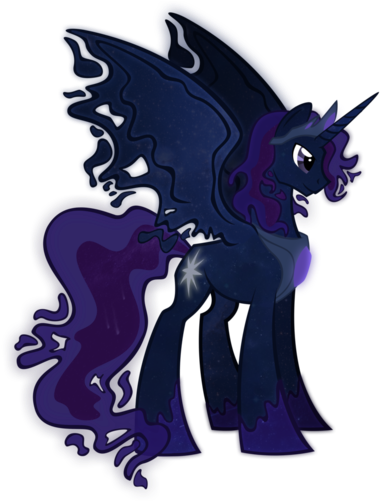 My Little Pony Friendship Is Magic Wallpaper Titled - Celestia And Luna's Father (395x500)
