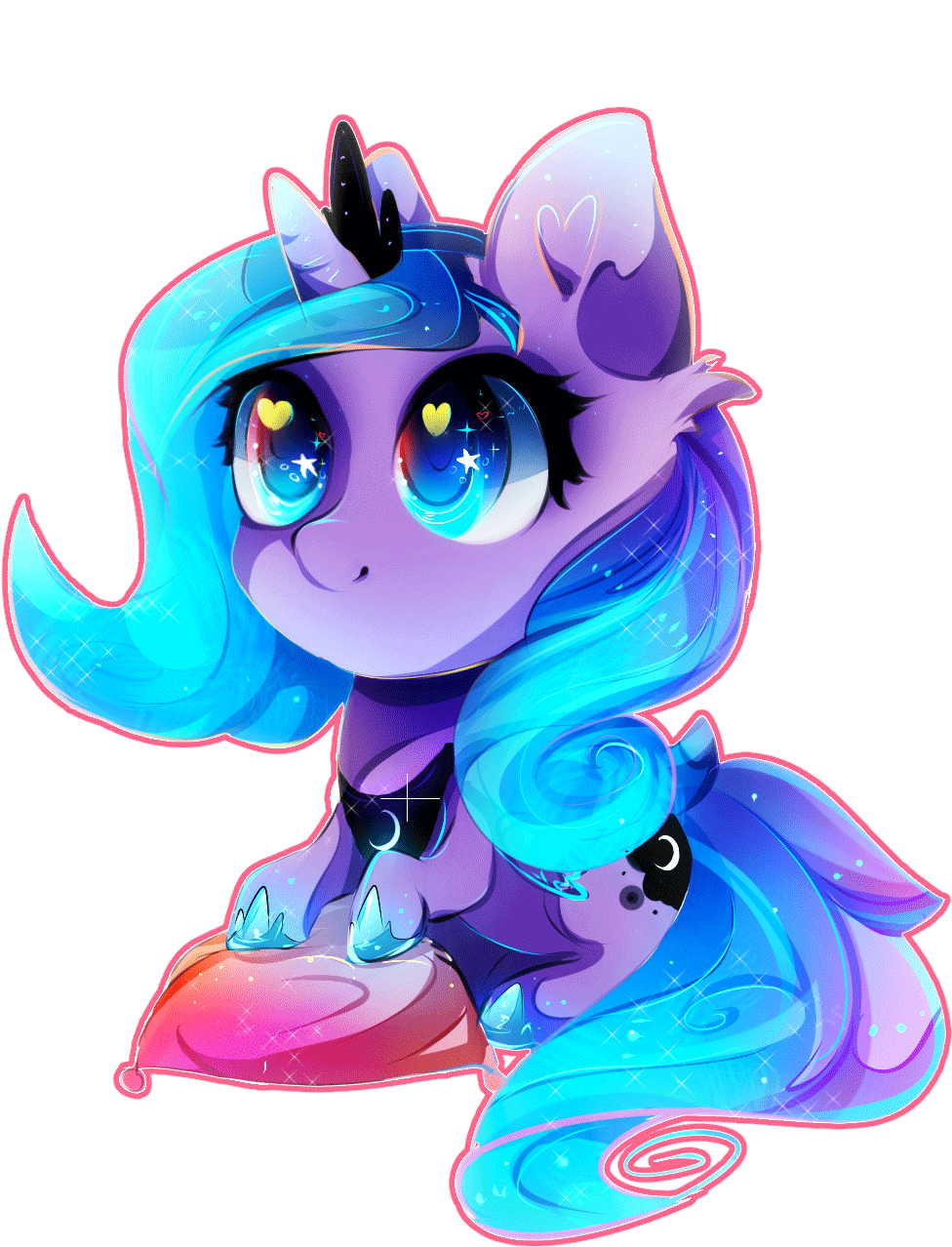 ケ Princess Luna Princess Celestia Twilight Sparkle - Koveliana Art (1129x1405)