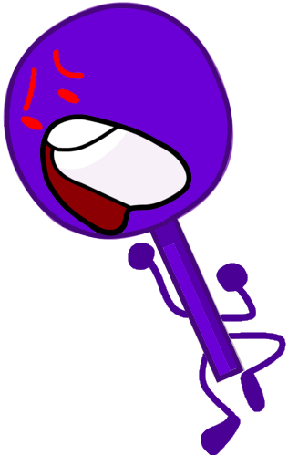 Shadow Lollipop - Battle For Bfdi Lollipop (316x499)