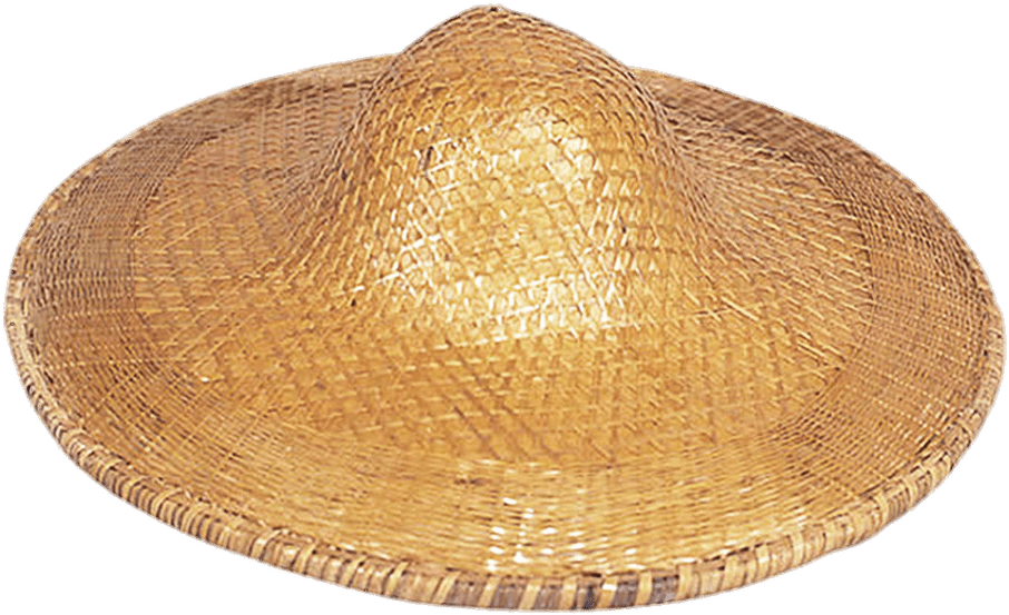 Chinese Rickshaw Hat Transparent Png - Asian Hat Transparent Png (931x1100)