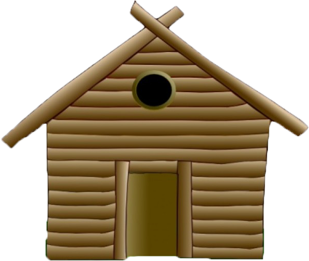 Log Cabin Shower Curtain (626x603)