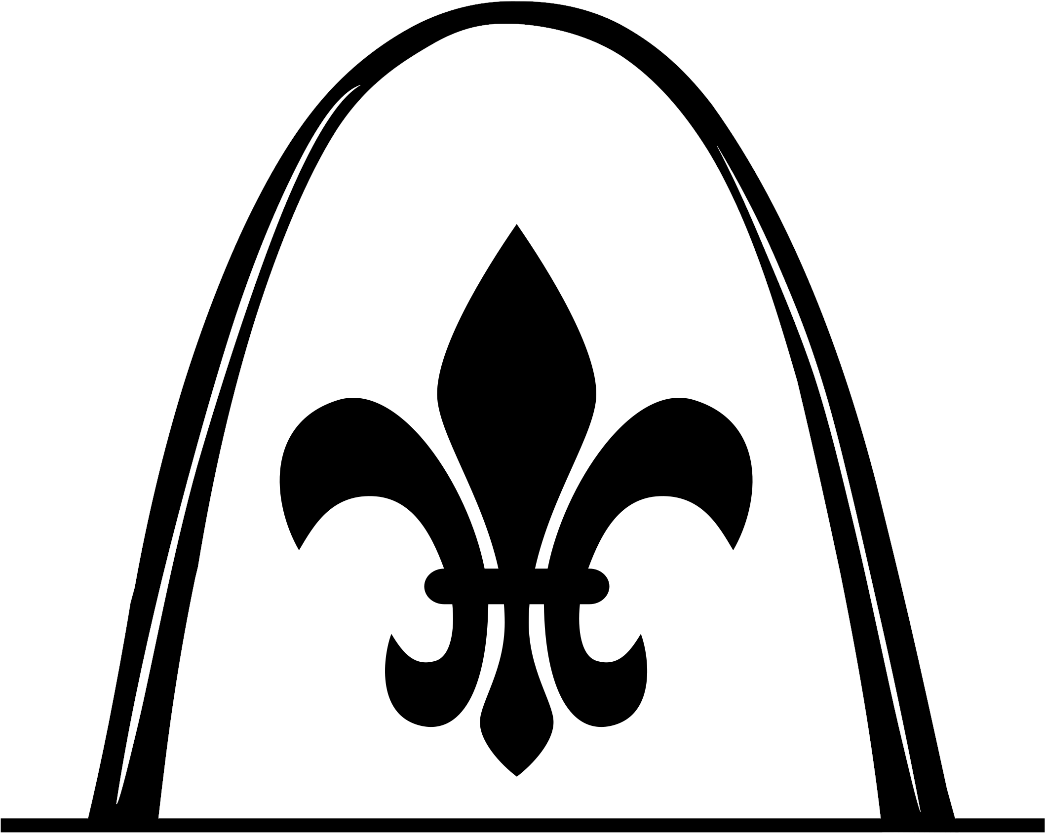 Big Image - Fleur De Lis Clip Art (2400x1867)