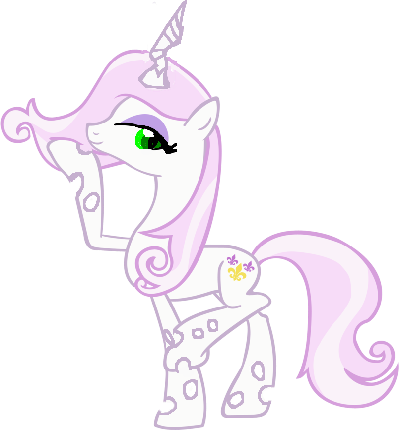 Advanced Changeling Fleur De Lis By Derpylovermuffins123 - Mlp Fim Fleur De Lis Vector (884x903)