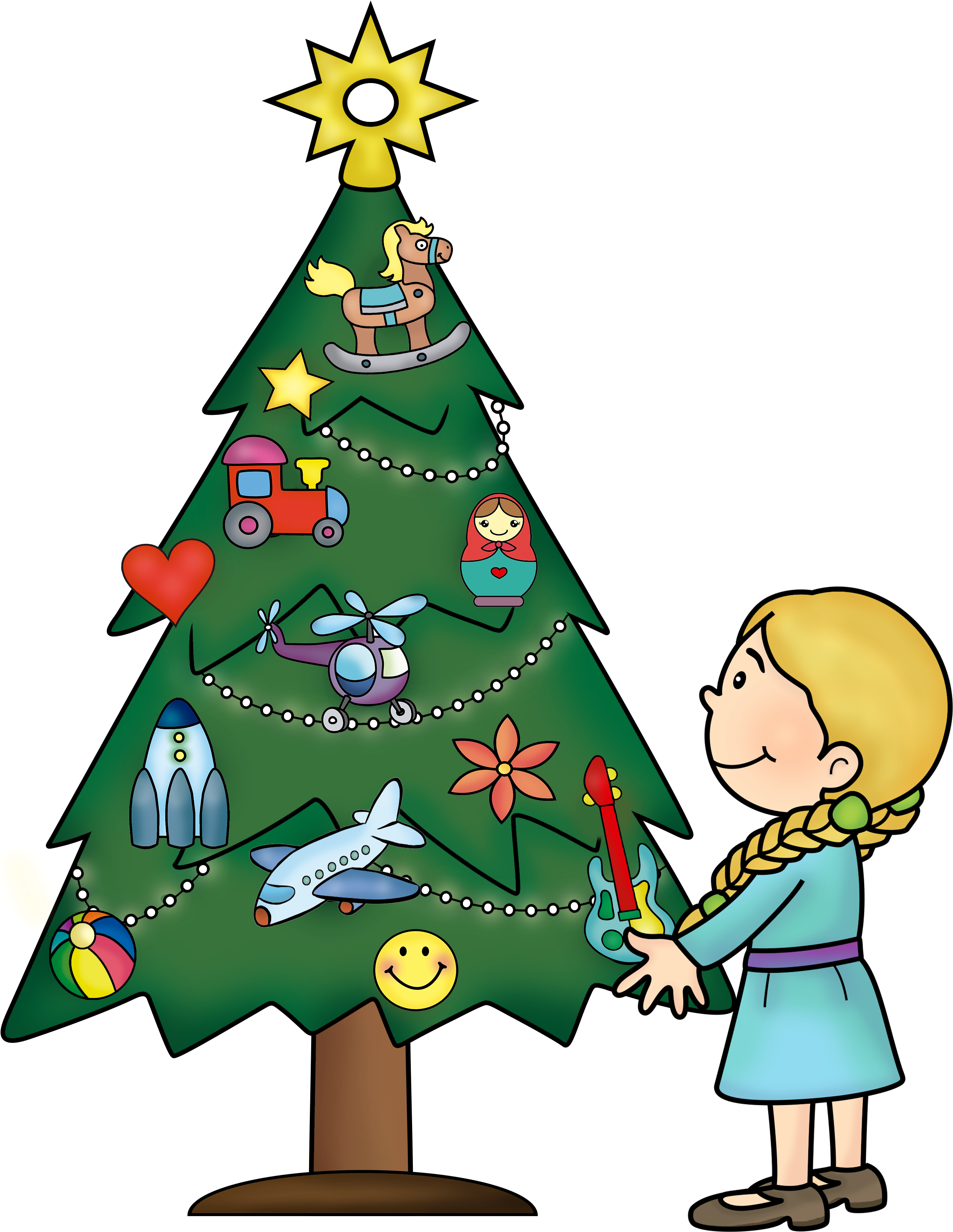 Navidad Hermoso Imagenes De Arboles De Navidad Para - Juguetes De Navidad Png (2579x3249)