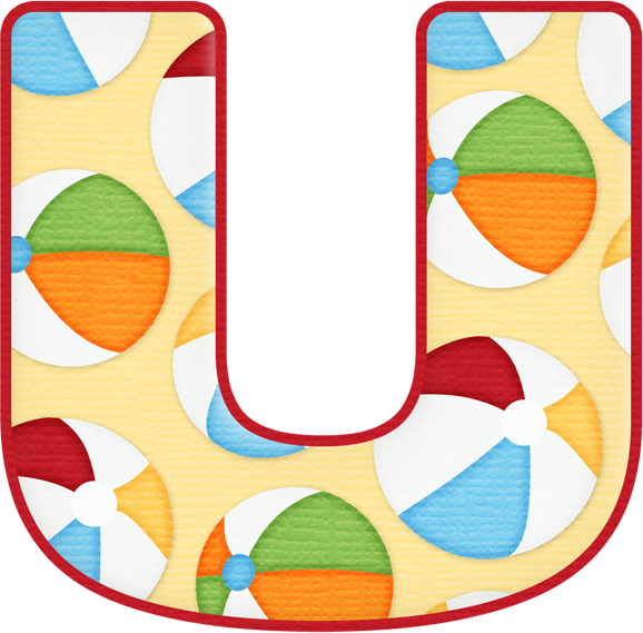 U Pool Party Alpha1 - Alphabet (578x569)