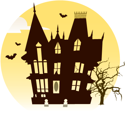 Haunted House Clipart Haunted Maze - Haunted Heart: The Three Fears Of Faith (467x445)