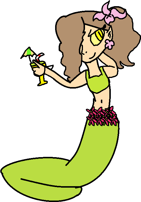 Pool Party Cassiopeia By Olsonartist - Cartoon (800x848)