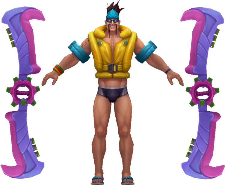 Download Zip Archive - Pool Party Draven Png (750x650)