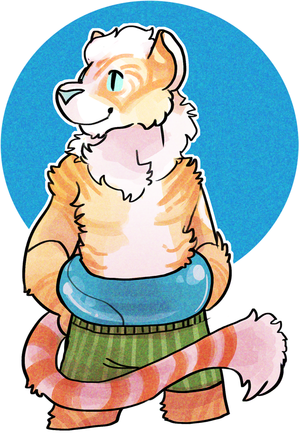 Pool Party Zackery By Exdog - Cartoon (750x951)