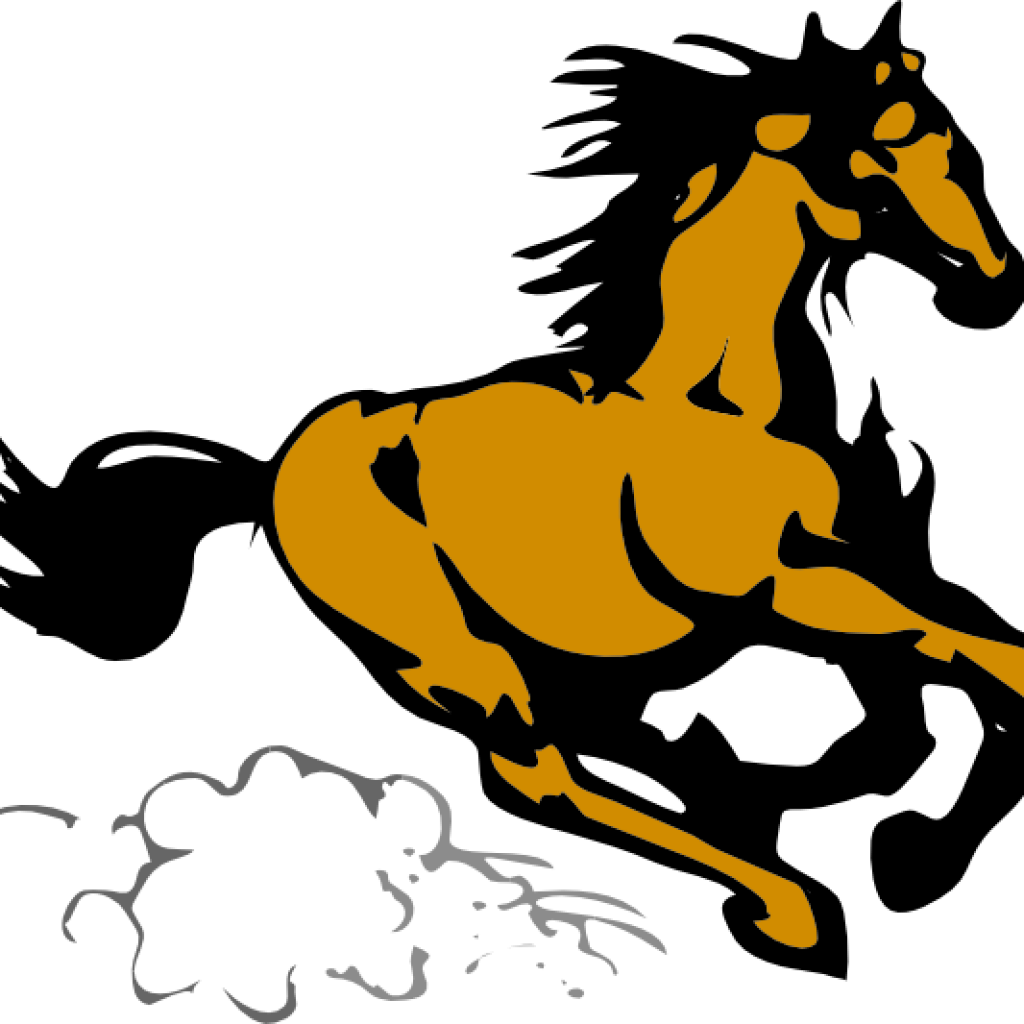 Running Horse Clipart 4 Clip Art At Clker Vector Online - Horse Running Clipart (1024x1024)