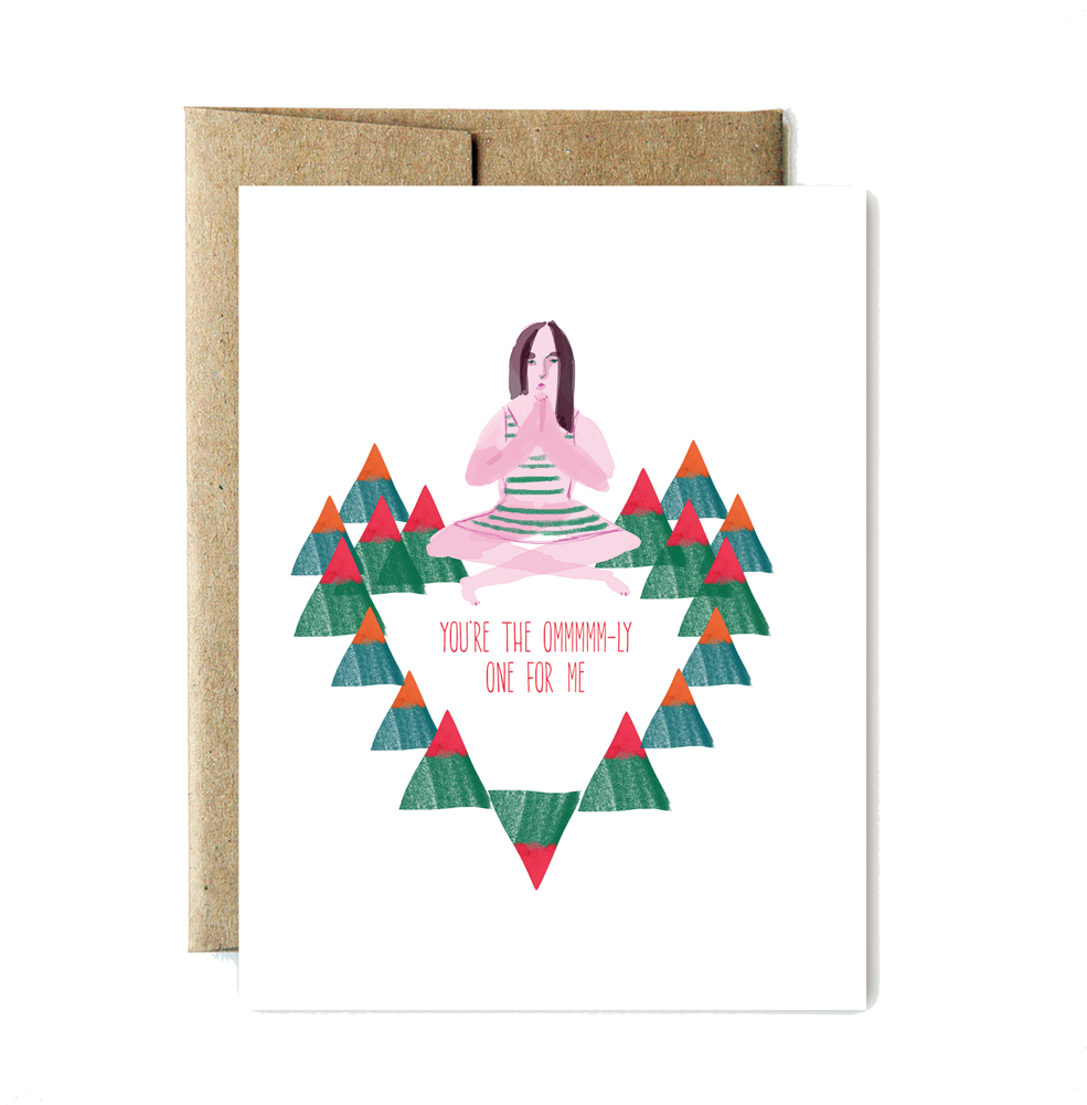 "ommly" One Valentines Card - Emblem (1000x1000)