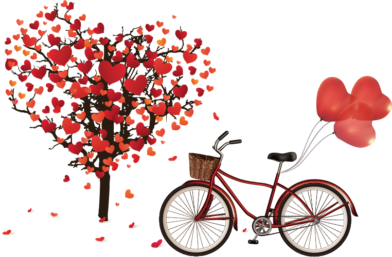 Valentines Day Heart Illustration - Happy Valentines Background (762x501)