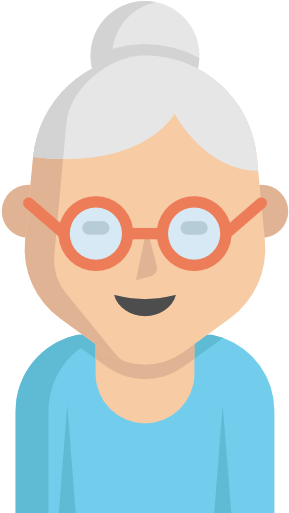 Grandmother Free Icon - Grandmother Png (512x512)