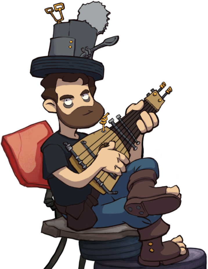 Goodbye Deponia Concept Art - Deponia Narrator (1005x1017)