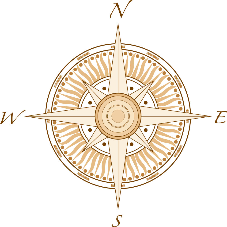 North Cardinal Direction Compass Clip Art - Niosome And Liposome (968x967)