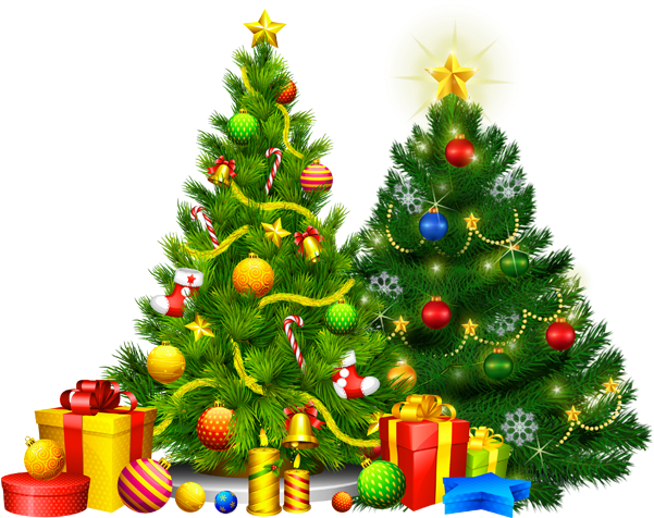 Trees - Christmas Images Png Format (600x533)
