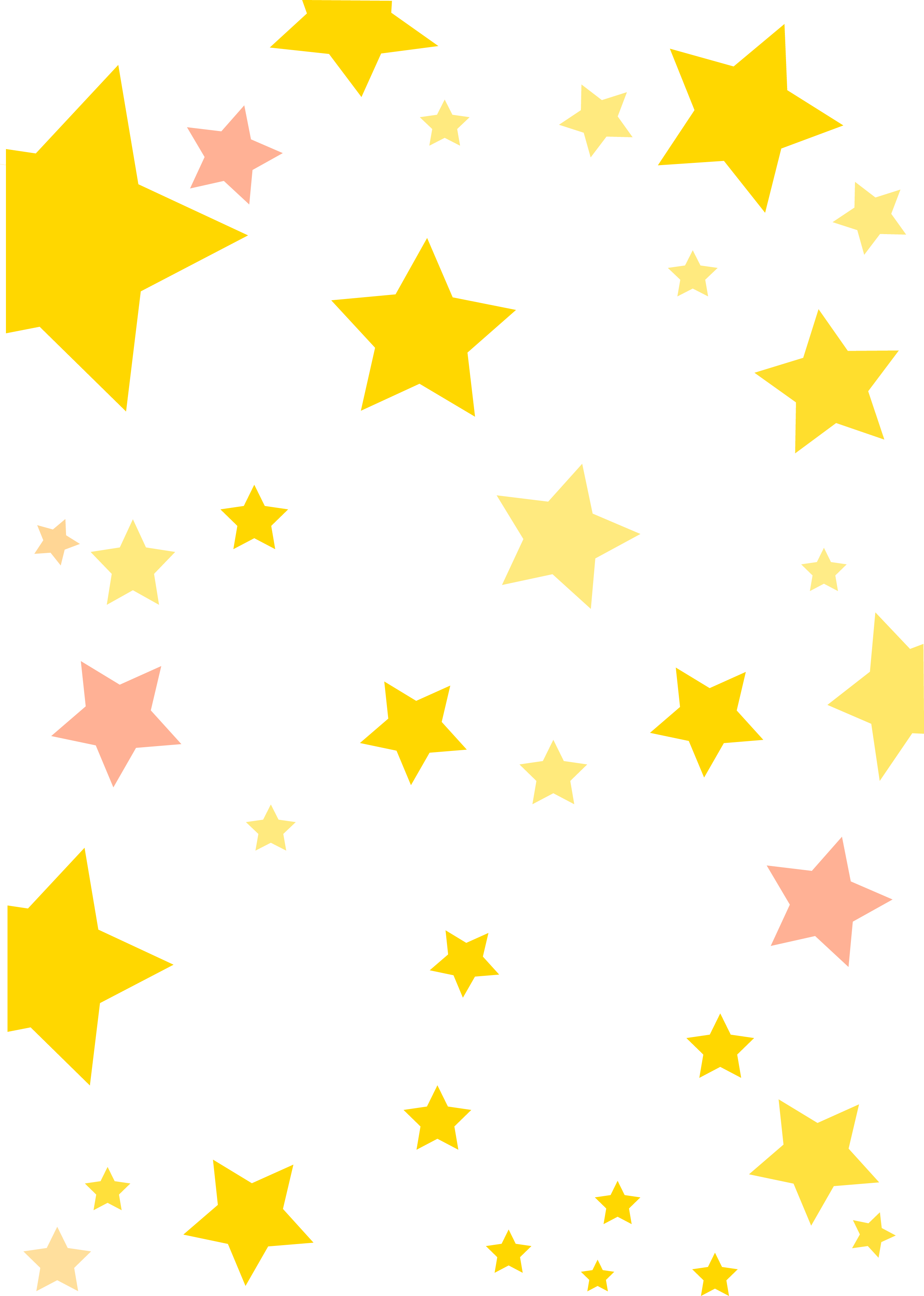 Star Pattern Vector - Paper Crafts For Birthday Decoration (2491x3493)
