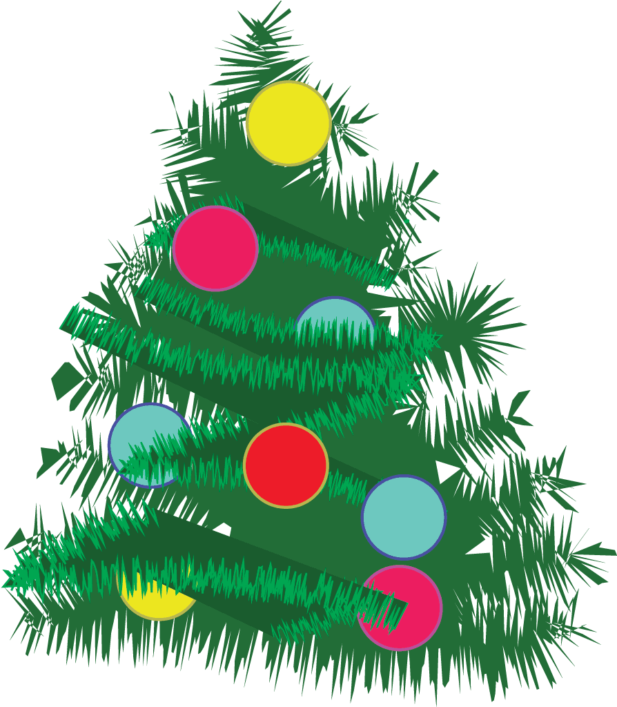 Creating A Christmas Tree - Christmas Ornament (906x1023)