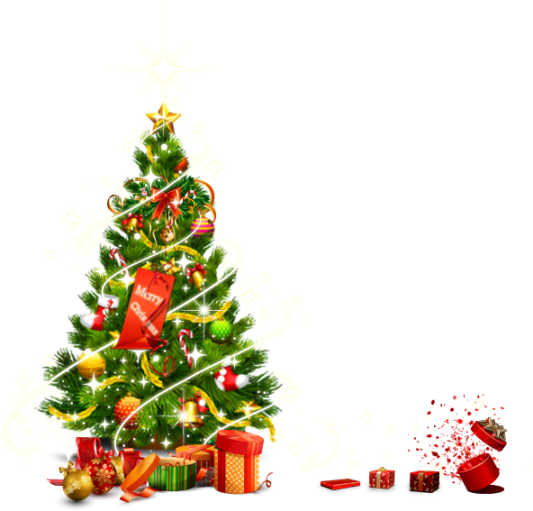 Santa Claus Christmas Tree Christmas Ornament Gift - Christmas Tree Lighting Png (600x600)