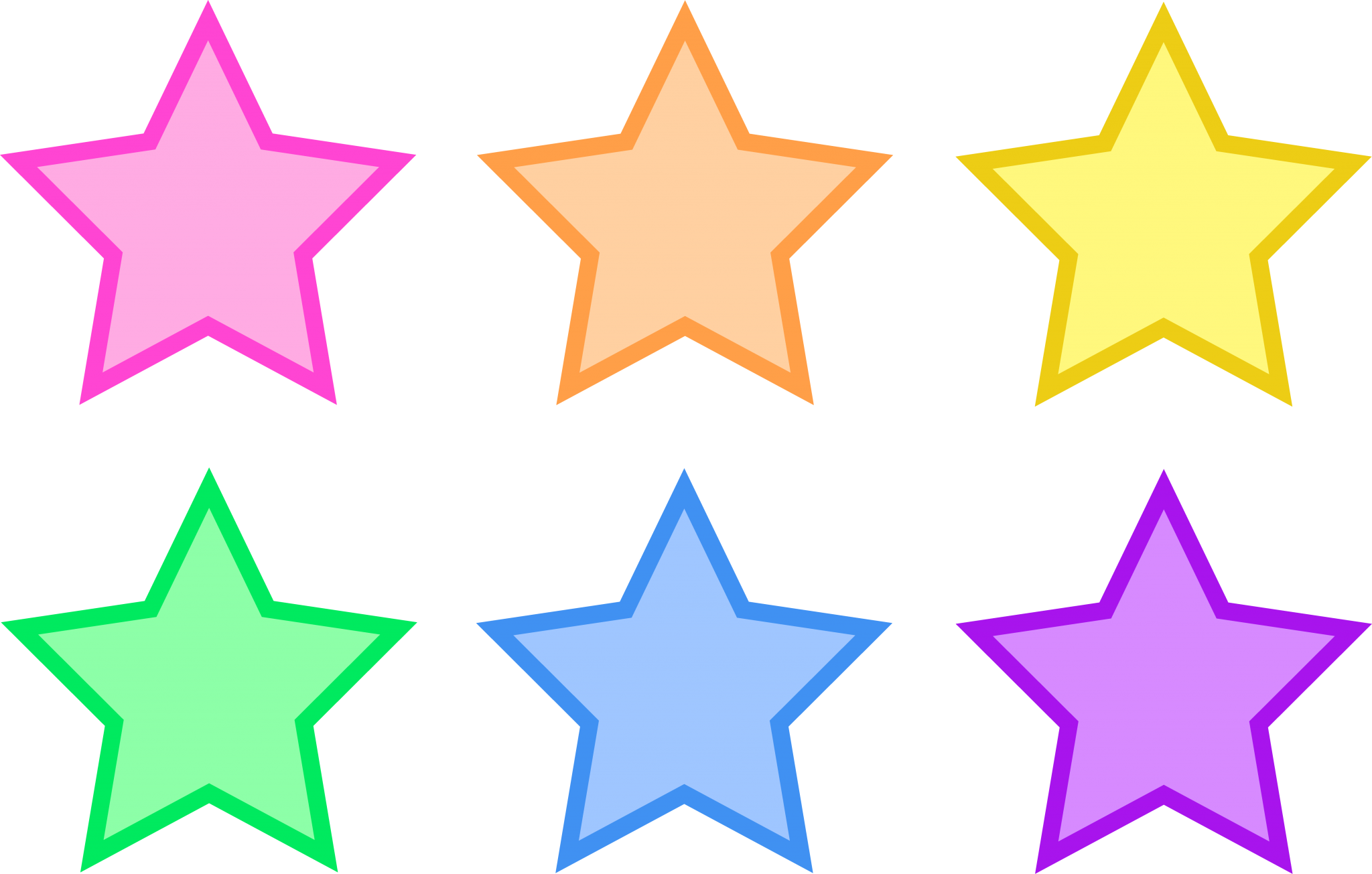 Stars Free Images Pictures - Star Clipart (2048x1305)