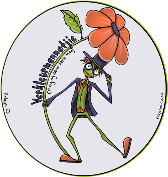 Chameleon - Funny Afrikaans Words (605x605)