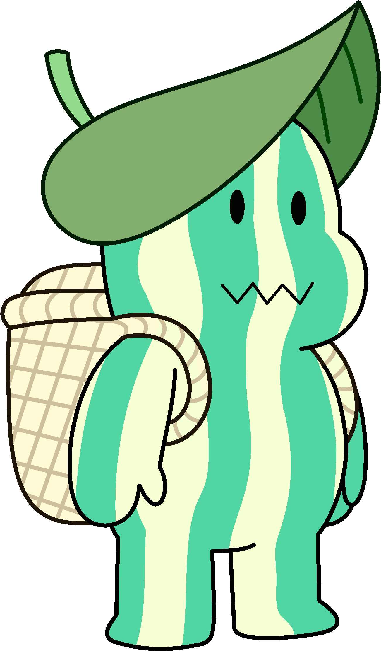 Watermelon Clipart Basket - Freddys Fazbears Pizza Simulator Png (1950x2250)