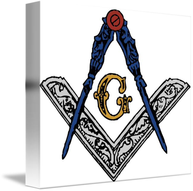 Masonic Square And Compass Greeting Cards (pk (650x642)