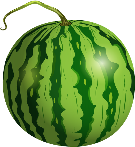 Watermelon Png Clip Art - 卡通 西瓜 (459x500)