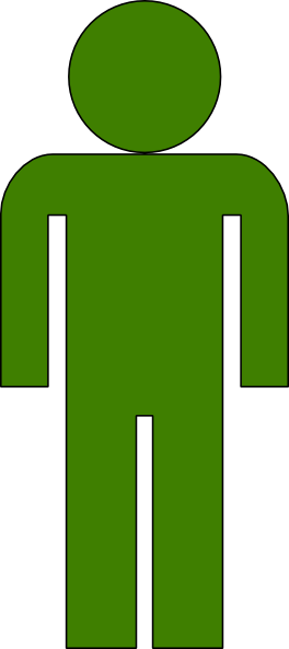 Free Tree Roots Vector Free - Green Man Clip Art (264x593)