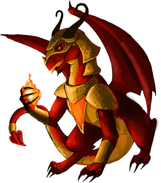 Fire Dragon By Valapfia - Dragon (650x650)