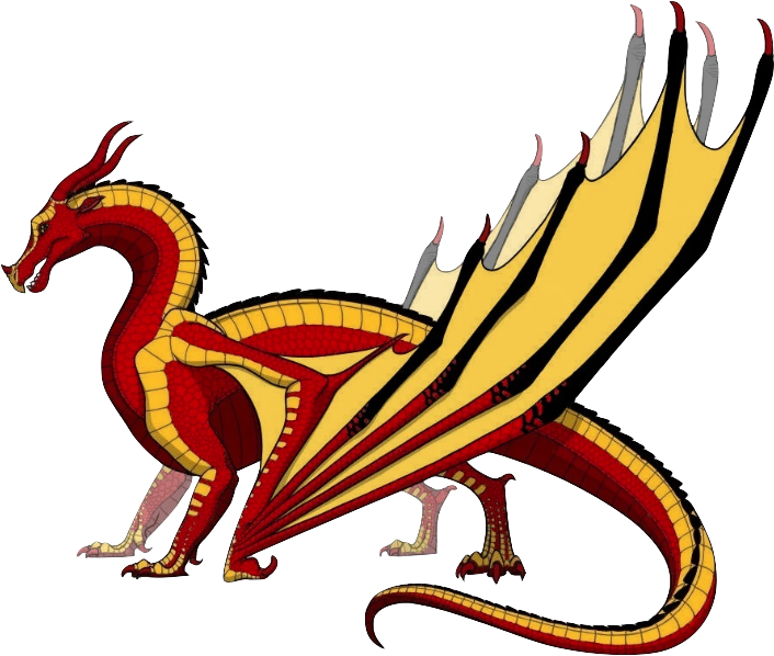 Skywings - Wings Of Fire Dragons Queen Scarlet (745x622)