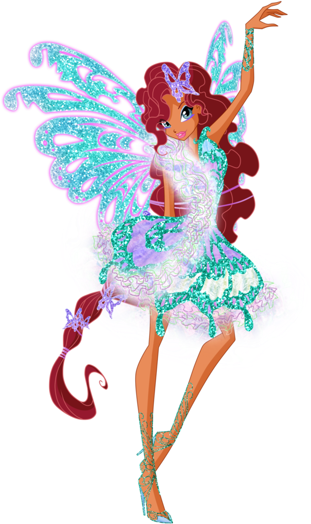 Aisha Butterflix By Bloom2 On Deviantart - Winx Club Butterflyix Aisha (721x1109)