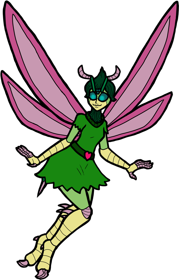 A Pixie , A Fairly Typical Variety Of Humanoid Fairy - Pixie Cut (750x1000)