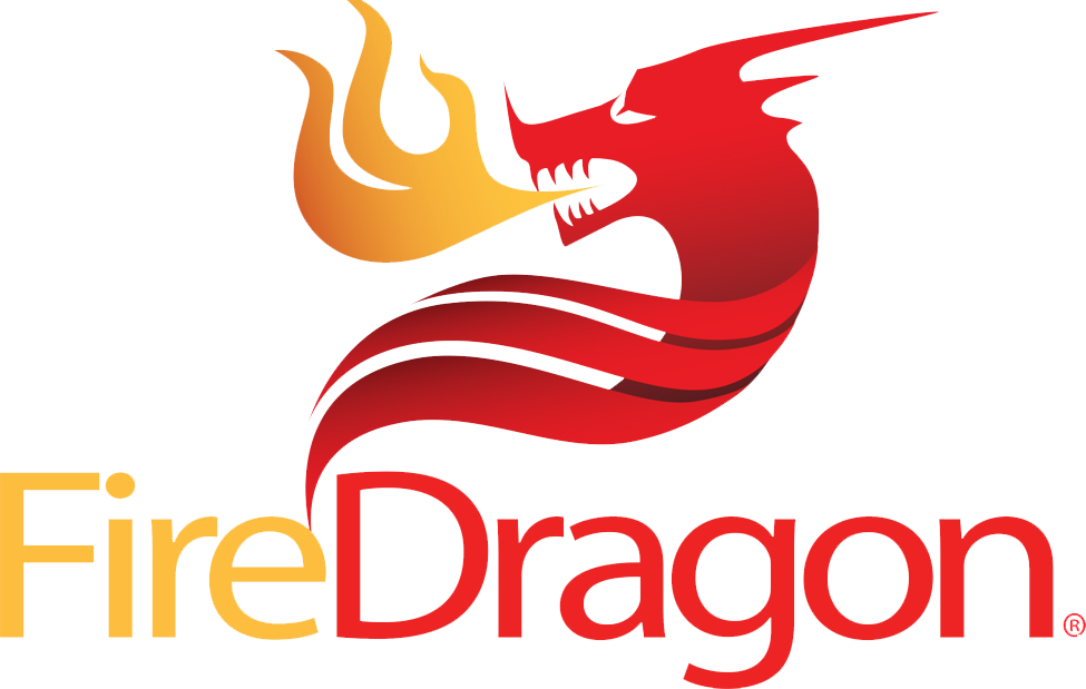 Firedragon - Dragon Fire Logo Png (975x619)