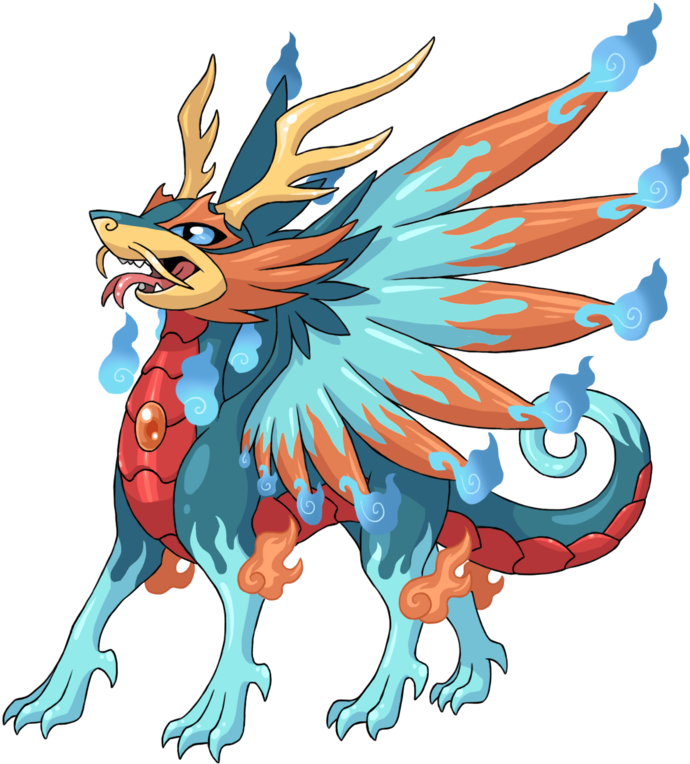 Magic Fire Dragon By Alounea - Magic Dragon Village Dragons (965x827)