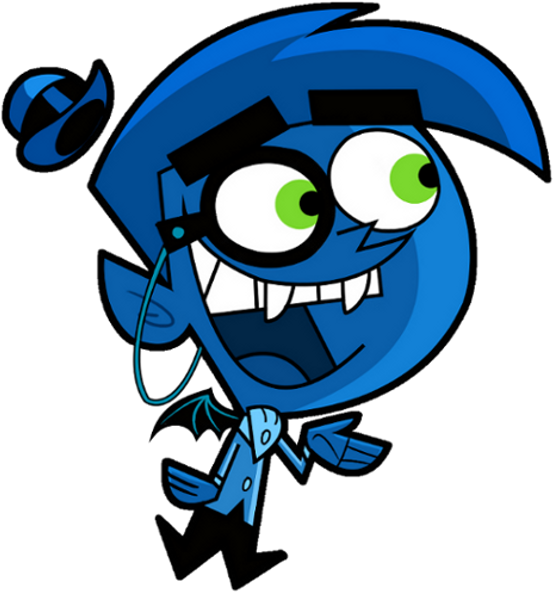 Anti Fairies Like Anti Cosmo Use Their Bad Luck Powers - Fairly Oddparents Anti Cosmo (601x601)