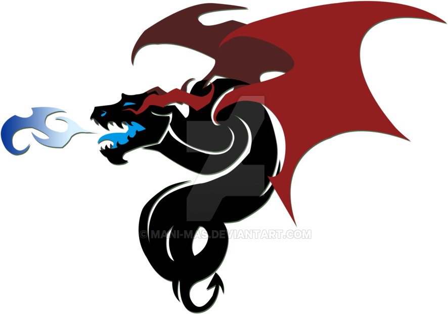 Blue Fire, Red Wings Remake By Mani-mas - Mani Fire (900x654)