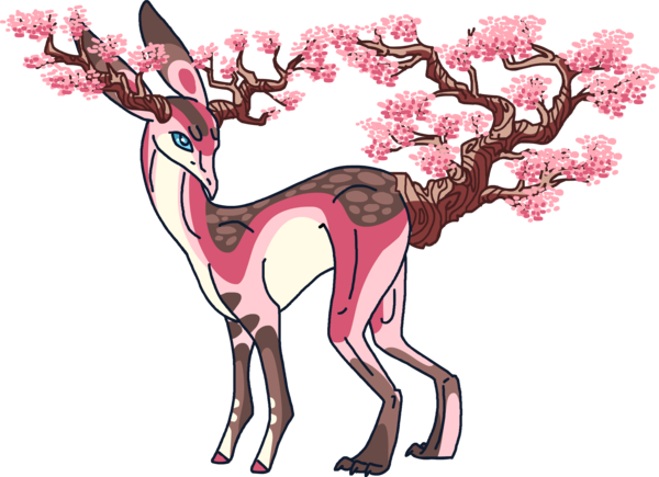Cherry Blossom Nature Spirit For Shut Up Emily By Shroommu - Cartoon (600x435)