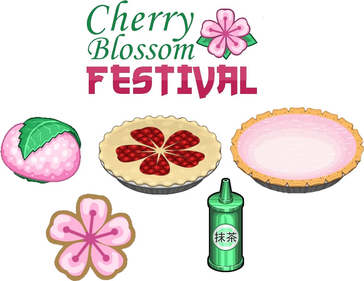 Cherry Blossom Clipart File - Papa Louie Cherry Blossom Festival (1224x978)