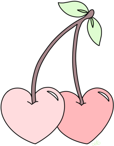 Cherry Blossom Clipart Transparent Tumblr - Cherry Tumblr Png (500x707)